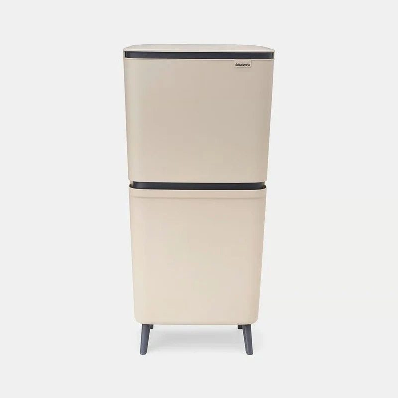 Brabantia Pattumiera Recycle Bin SortUp Hi 10+10+25 lt Soft Beige