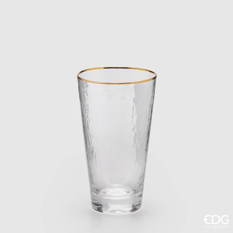 EDG Enzo De Gasperi Set 6 Bicchieri Goldrim 490 ml