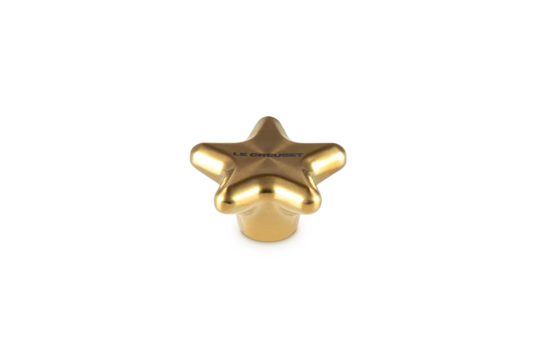 Le Creuset Deckelknopf Signature Edelstahl Stern Gold ø5,7