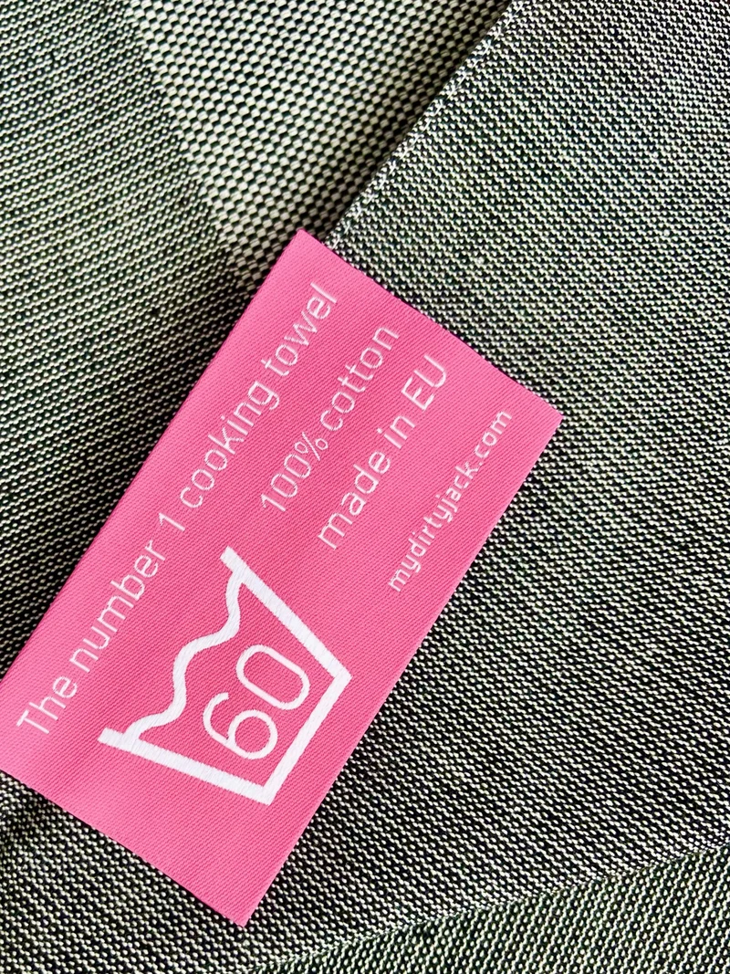 Dirty Jack Holzkohle-Kochtuch „Pink Label“