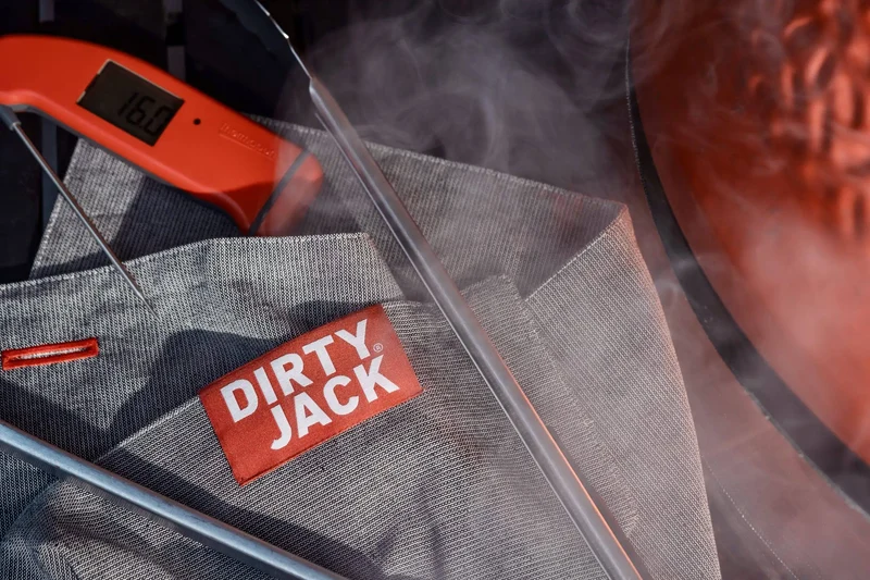 Dirty Jack Kochtuch Holzkohle 'Red Label'