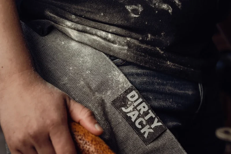 Dirty Jack Kochtuch Holzkohle 'Black Label'