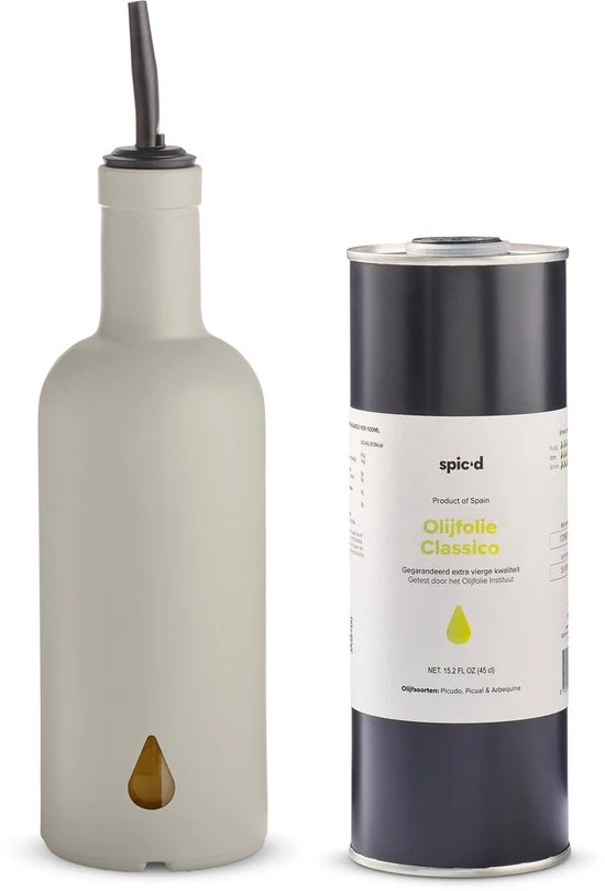 Spiced Olivenölflasche & Olivenöl 'Warmerde'