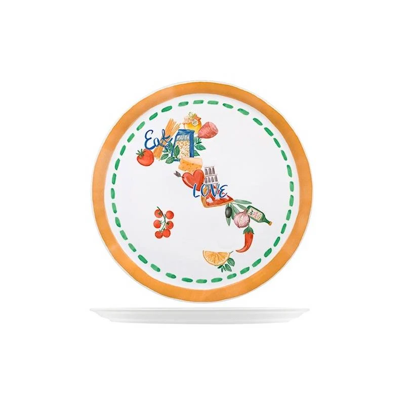 Le Gioie Piatto Pizza Handmade D33 cm in Porcellana