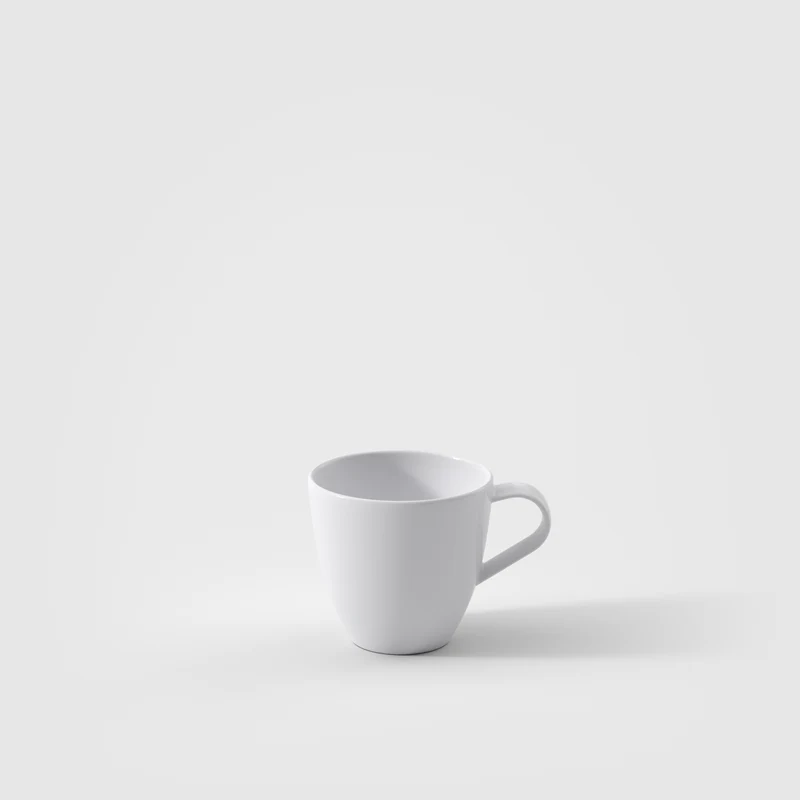 Villeroy & Boch Set 6 Tazzine da Caffè con Piattino Pura 50 ml in Porcellana Bone Premium