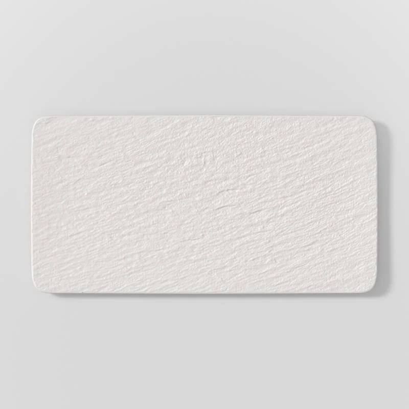 Villeroy & Boch Manufacture Rock Vassoio Rettangolare 34,9 x 17,9 cm Bianco