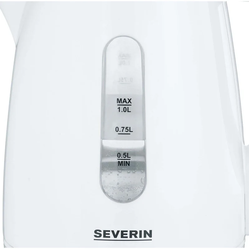 Severin WK 3411 Wasserkocher 1,0 L weiß
