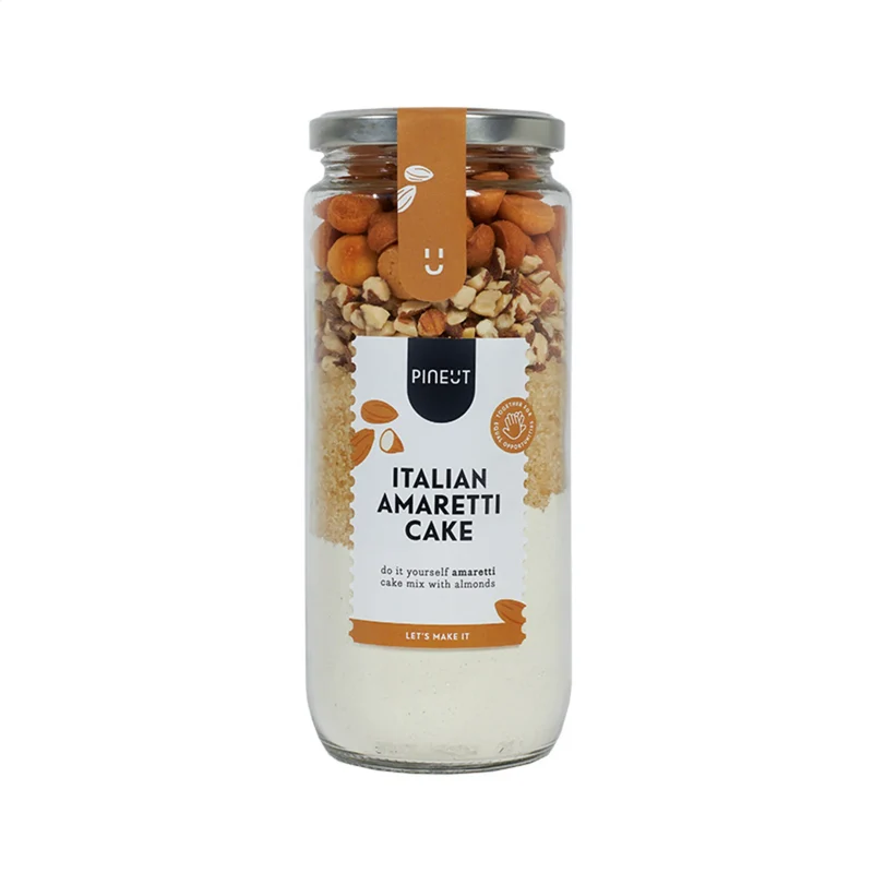 Pineut italienischer Amaretti-Kuchen