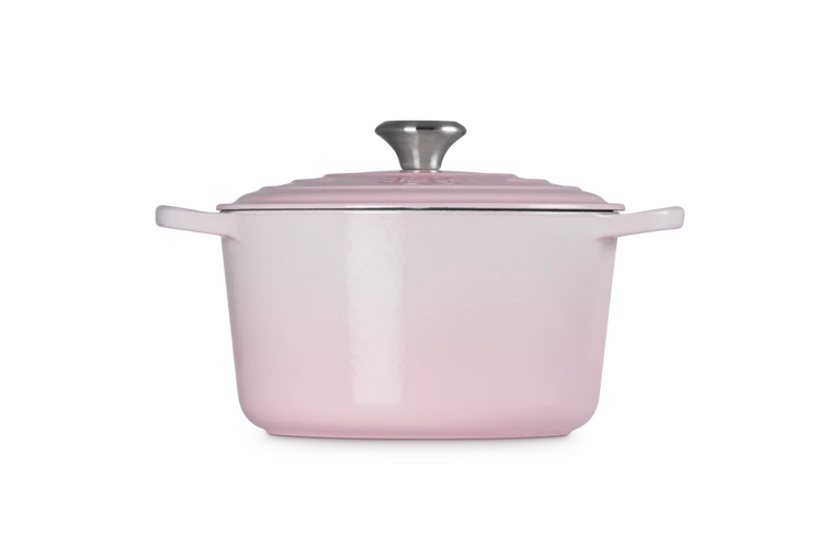 Le Creuset Hoher Schmortopf „Shell Pink“ ø24cm / 5L