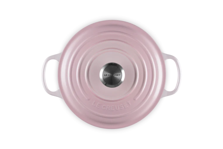 Le Creuset Hoher Schmortopf „Shell Pink“ ø24cm / 5L