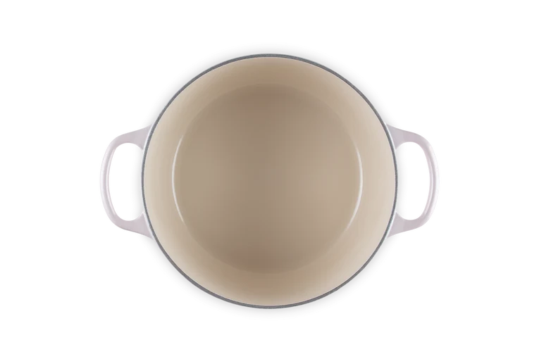 Le Creuset Hoher Schmortopf „Shell Pink“ ø24cm / 5L