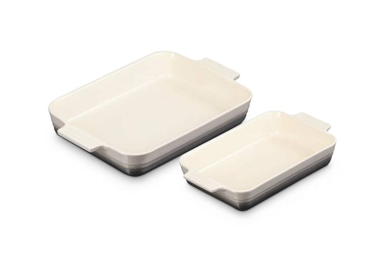 Le Creuset Auflaufform-Set, 2-teilig, Modell „Flint“, 25 & 32 cm