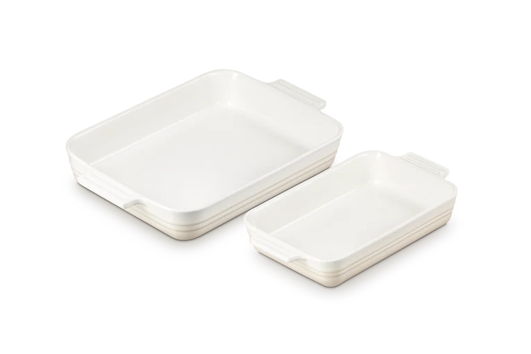 Le Creuset Auflaufform-Set, 2-teilig, „Baiser“, 25 & 32 cm