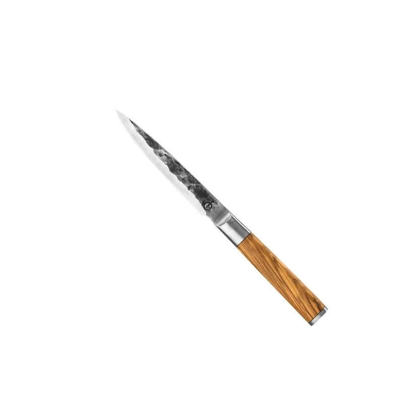 Geschmiedetes Messerset, 3-teilig (Brotmesser), Olive