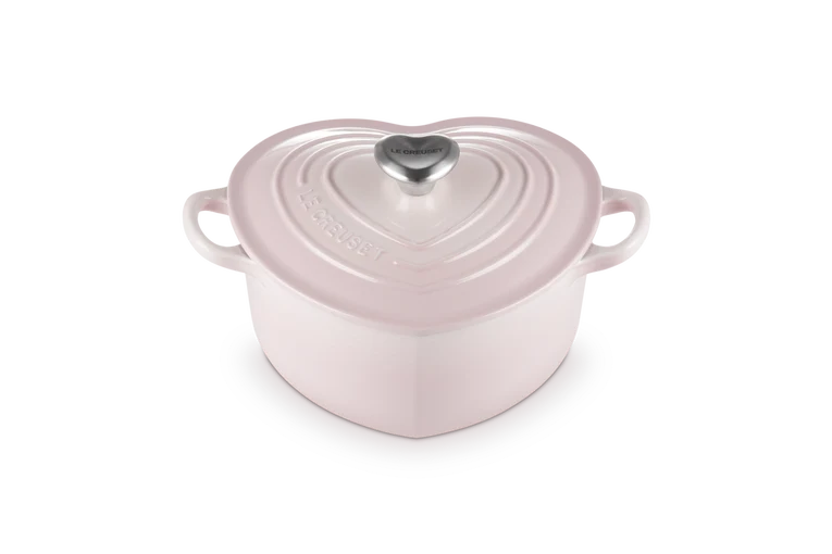 Le Creuset Heart Signature Schmortopf „Shell Pink“ Ø 20 cm / 1,9 l