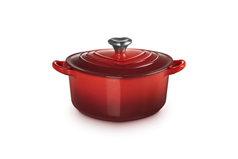Le Creuset Heart Signature Schmortopf „Kirschrot“ Ø 20 cm / 1,9 l