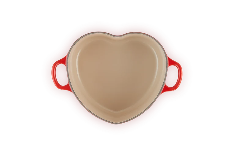 Le Creuset Heart Signature Schmortopf „Kirschrot“ Ø 20 cm / 1,9 l