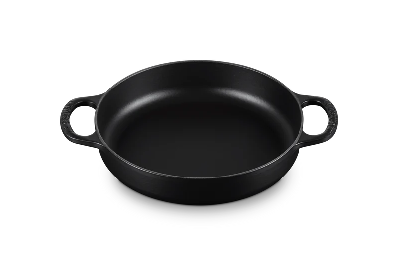 Le Creuset Schmorpfanne mit zwei Griffen 'Matt Black' Ø28cm / 3,2L