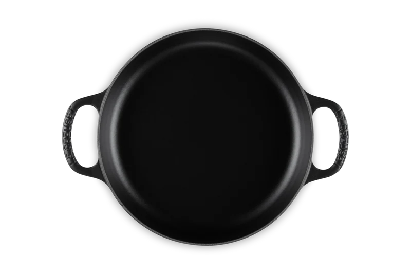 Le Creuset Schmorpfanne mit zwei Griffen 'Matt Black' Ø28cm / 3,2L
