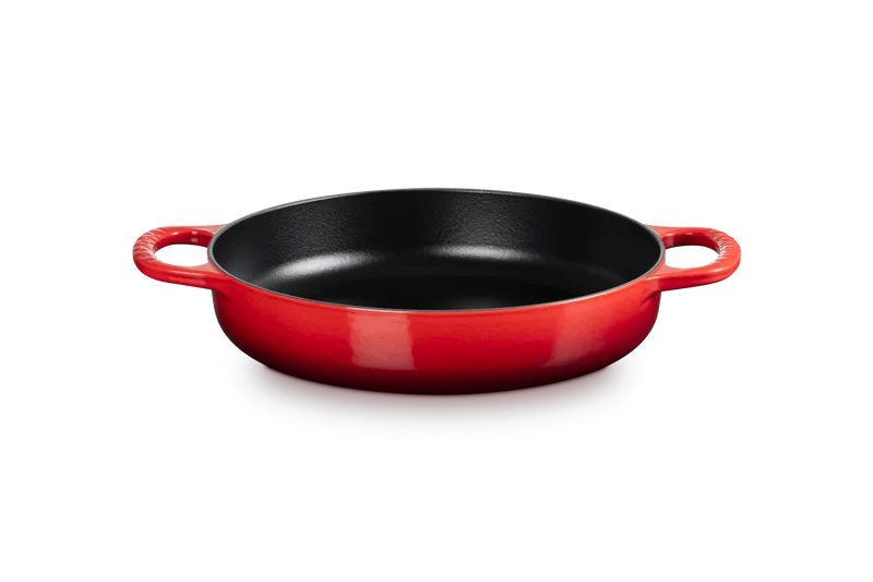 Le Creuset Bratpfanne mit zwei Griffen, Kirschrot, Ø 28 cm / 3,2 l