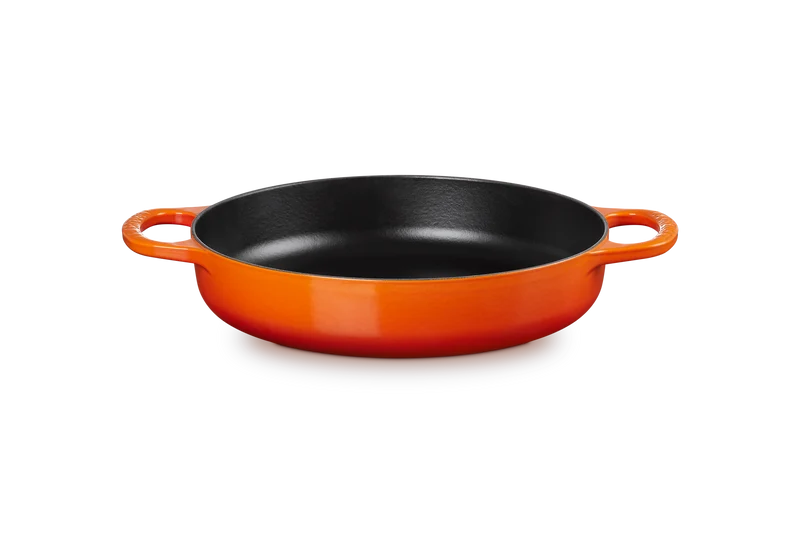 Le Creuset Schmorpfanne mit zwei Griffen 'Orange Red' Ø28cm / 3,2L