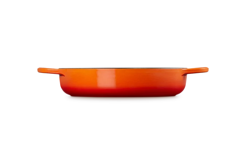 Le Creuset Schmorpfanne mit zwei Griffen 'Orange Red' Ø28cm / 3,2L