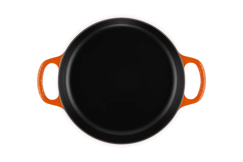Le Creuset Schmorpfanne mit zwei Griffen 'Orange Red' Ø28cm / 3,2L