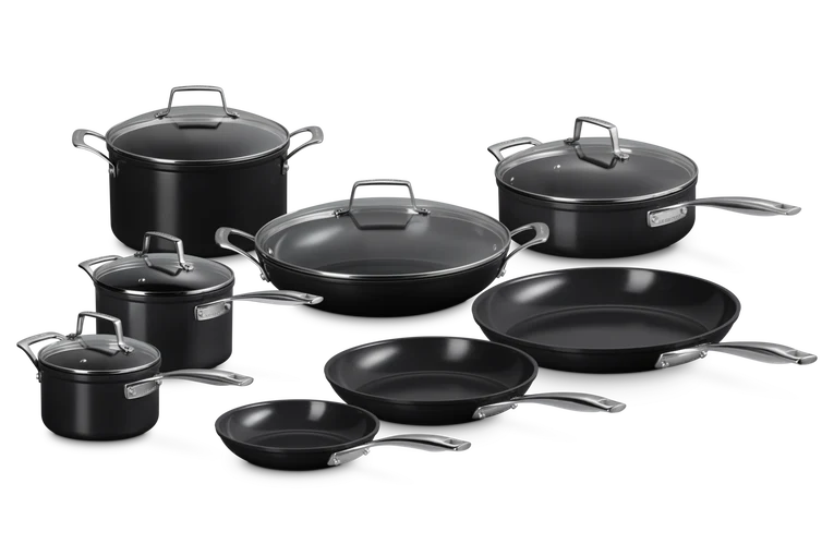 Le Creuset 8-teiliges Essential Keramik-Antihaft-Pfannenset
