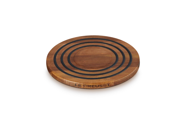Le Creuset Magnetischer Untersetzer „Akazienholz“