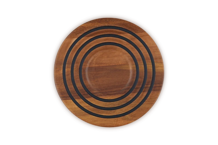 Le Creuset Magnetischer Untersetzer „Akazienholz“