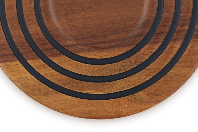 Le Creuset Magnetischer Untersetzer „Akazienholz“