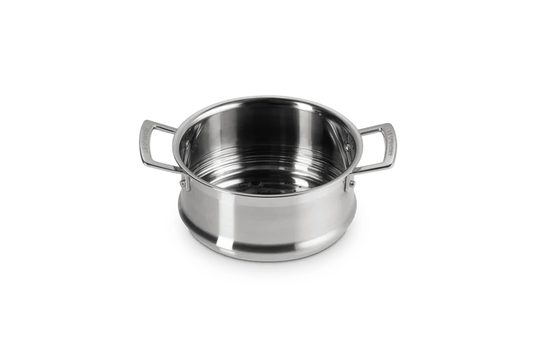 Le Creuset Stielkasserolle & Dampfkorb Ø20cm / 4L '3-lagig Classic'