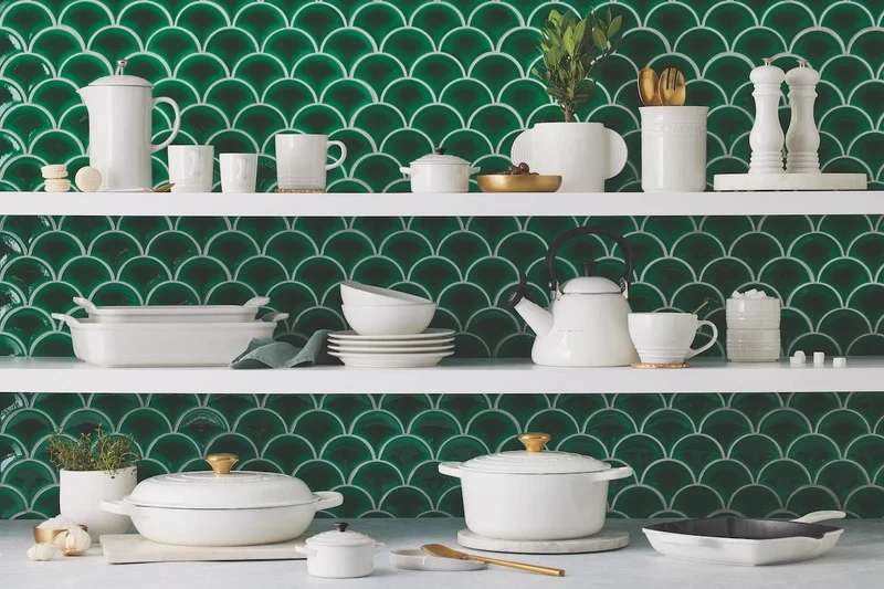 Le Creuset Löffelhalter Oval 'Weiß'