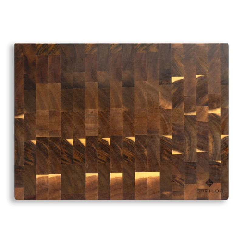 SOPHIOR Schneidebrett aus Akazienholz, 40 x 30 x 3,5 cm
