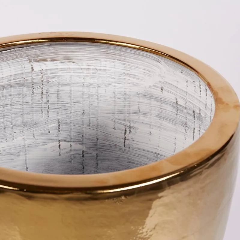 EDG Enzo De Gasperi Vaso Fenice Svasato H60 cm Oro