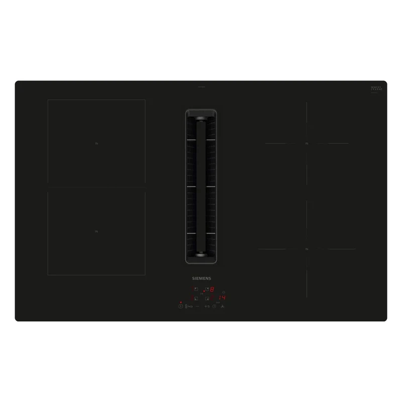 Siemens iQ300 ED811BGA7 (ED811BS16E + HZ9VDSB2) Induktionskochfeld mit Dunstabzug
