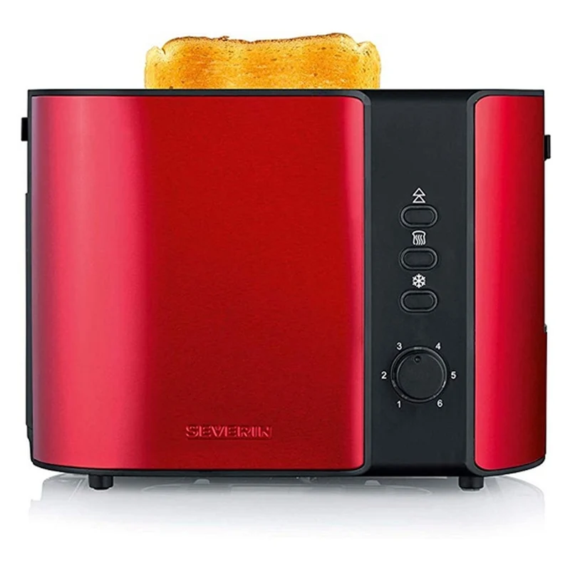 SEVERIN AT 2217 Automatik-Toaster (ca. 800 Watt, für 2 Scheiben, Integrierter Brötchen-Röstaufsatz)