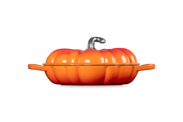 Le Creuset Campagnard Kürbis Ø28cm / 2,5L 'Orange Red'