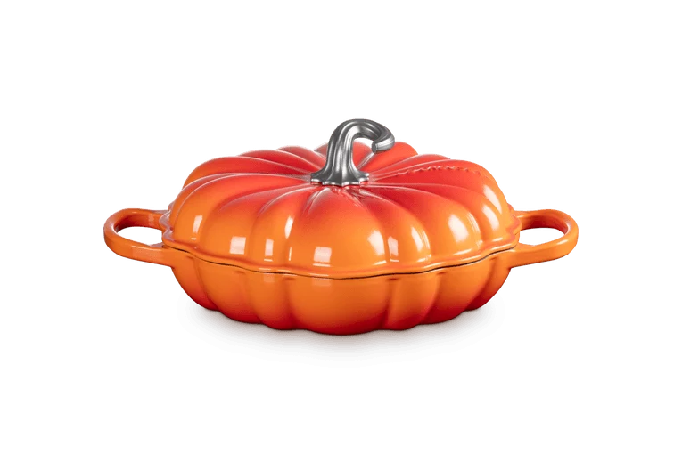 Le Creuset Campagnard Kürbis Ø28cm / 2,5L 'Orange Red'