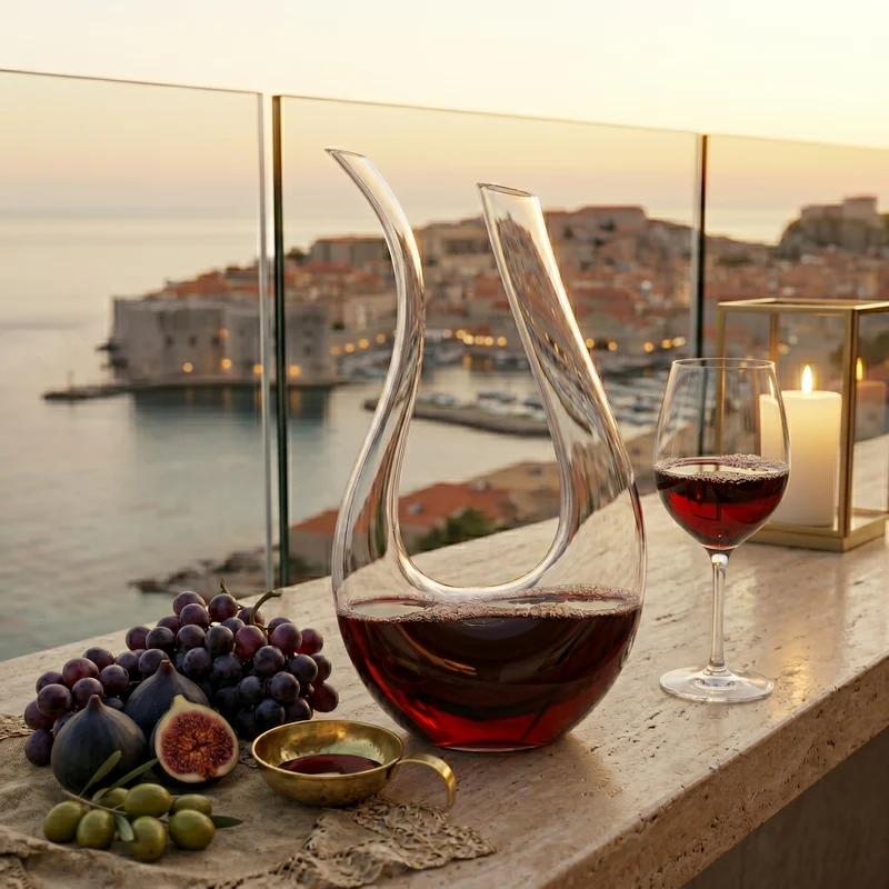 Le Gioie Decanter Demetra in Vetro Cristallino 1,2 Lt