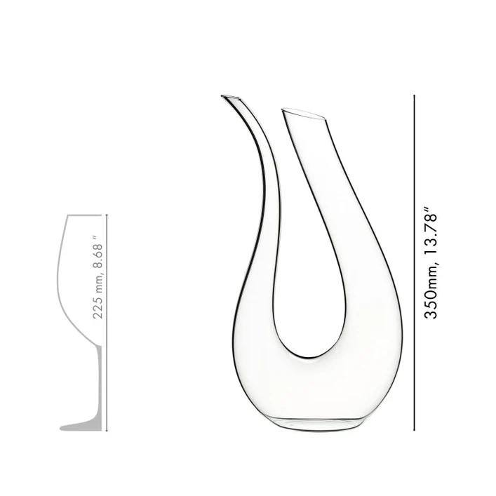 Le Gioie Decanter Demetra in Vetro Cristallino 1,2 Lt