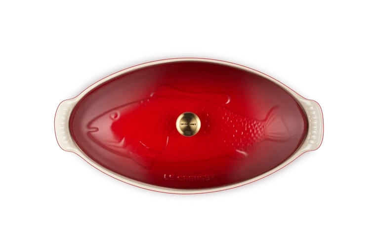 Le Creuset Auflaufform Fisch 'Kirschrot'