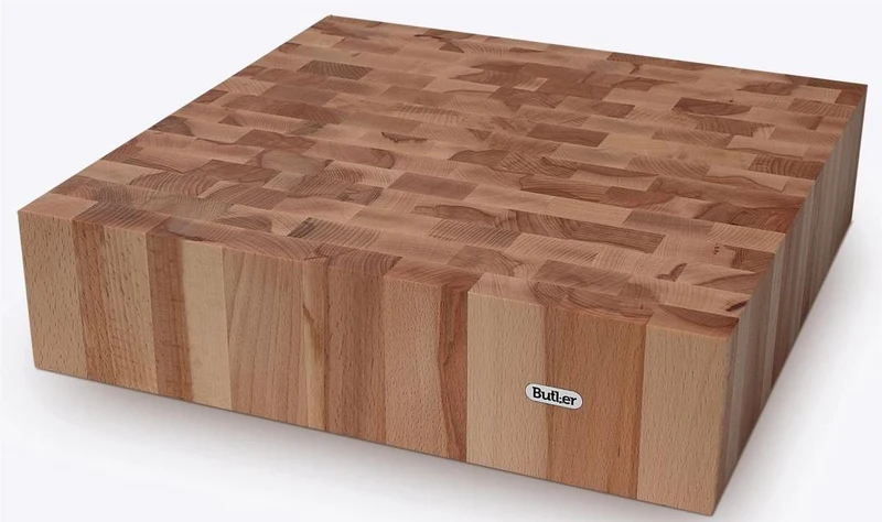Butler Hackblock, Buchenkopf, 40 x 40 x 10 cm