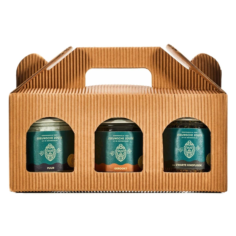 Zeeland Salt BBQ Trio Set „Pure, Smoked & Black Garlic“ 100 g