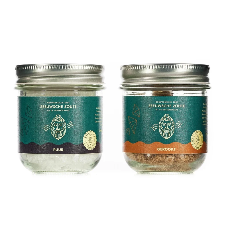 Zeeland Salz Duo Set „Rein & Geräuchert“ 100 g
