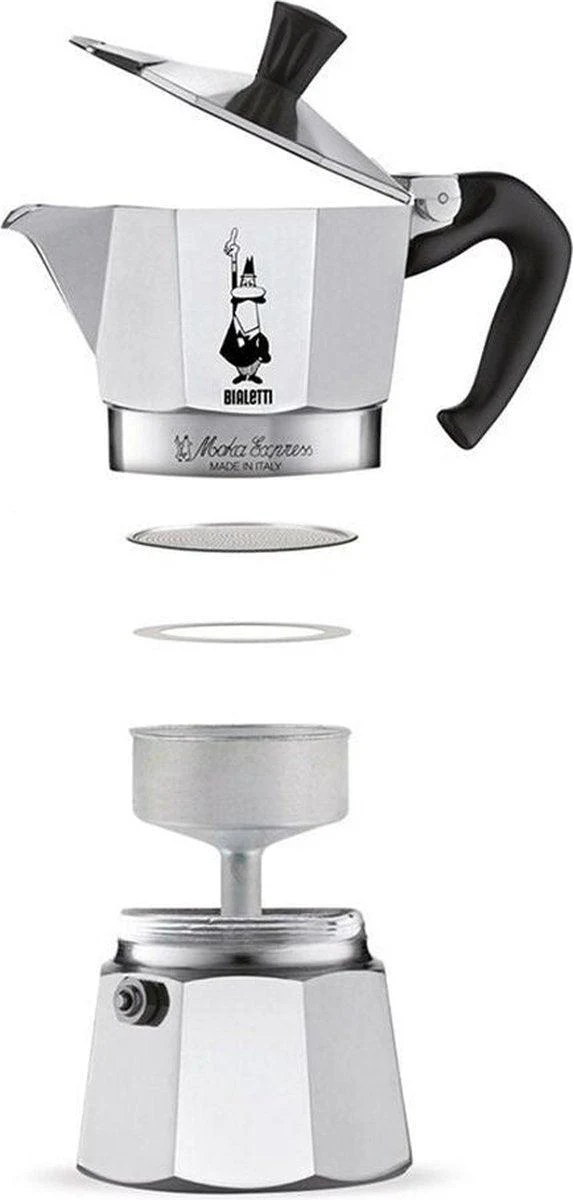 Bialetti Kaffeemaschine „Moka Express“ 6 Tassen / 270 ml