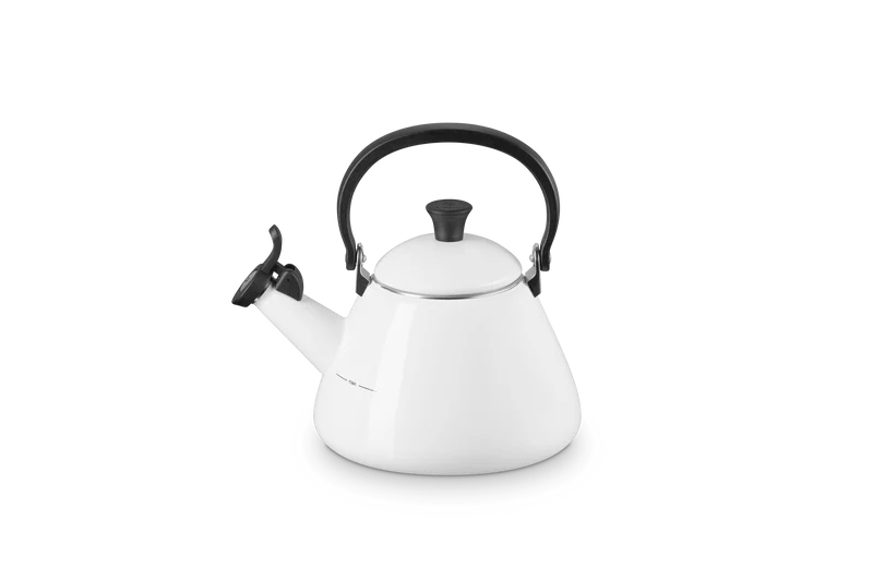 Le Creuset Wasserkocher mit Pfeifton 1,6 l Kone 'Weiß'