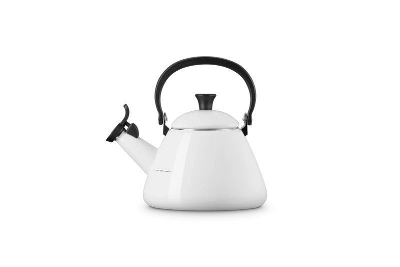 Le Creuset Wasserkocher mit Pfeifton 1,6 l Kone 'Weiß'