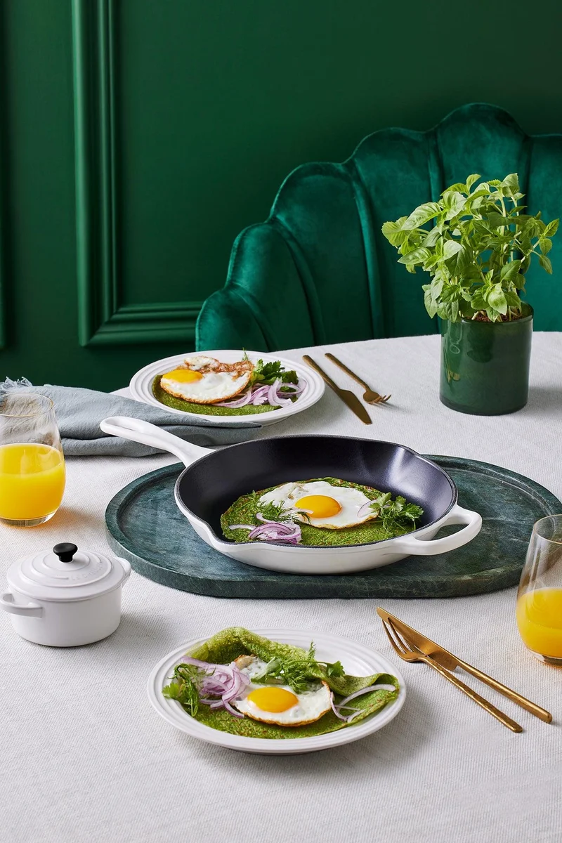 Le Creuset Bratpfanne Tradition 'Weiß' Ø26cm