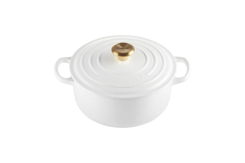 Le Creuset Kasserolle Signature 'White'